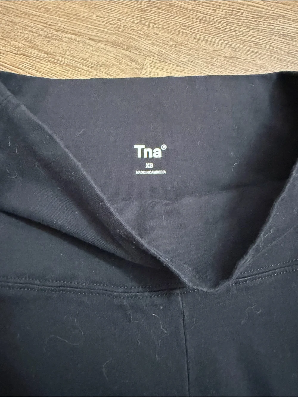 TNA Black High Waist Bike Shorts